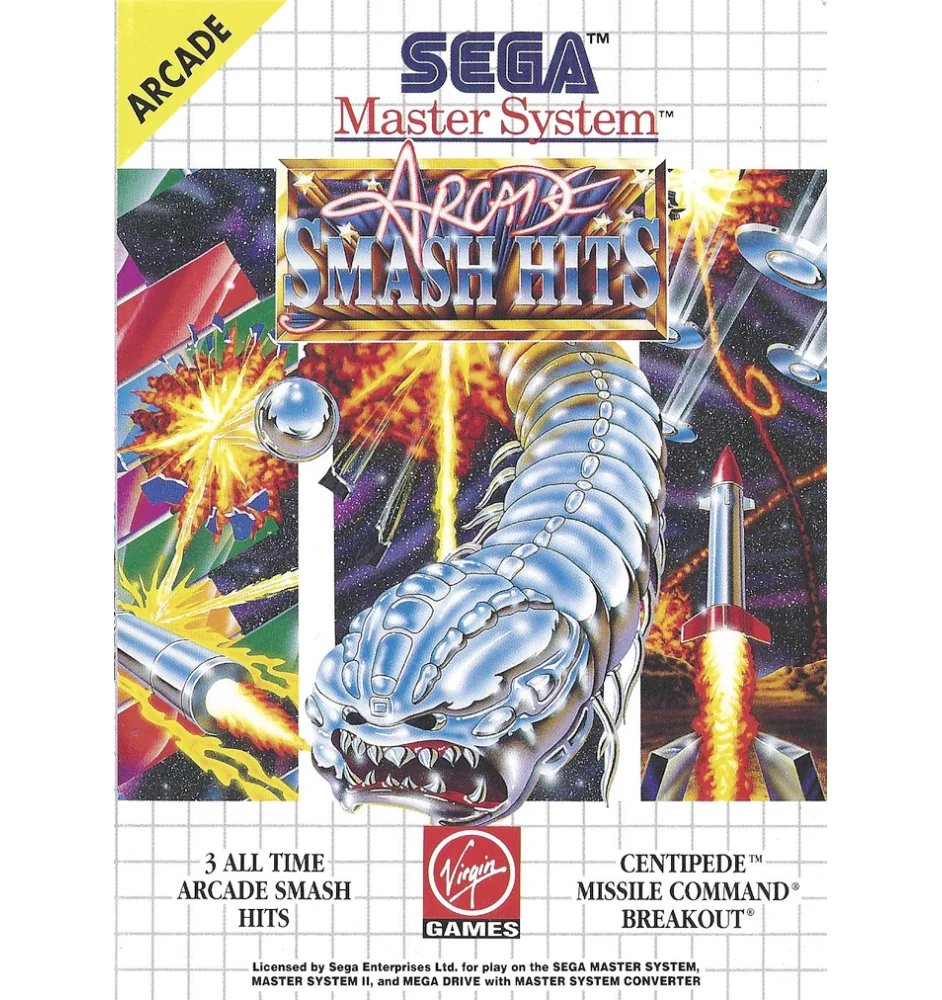 Master System Arcade Smash Hits Sn