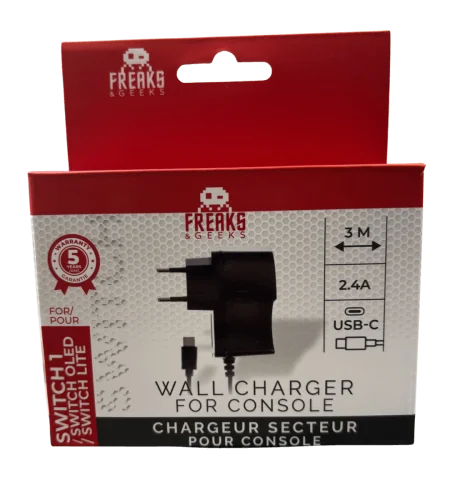 Chargeur Secteur Pour Console Nintendo Switch 1 / Oled /Lite