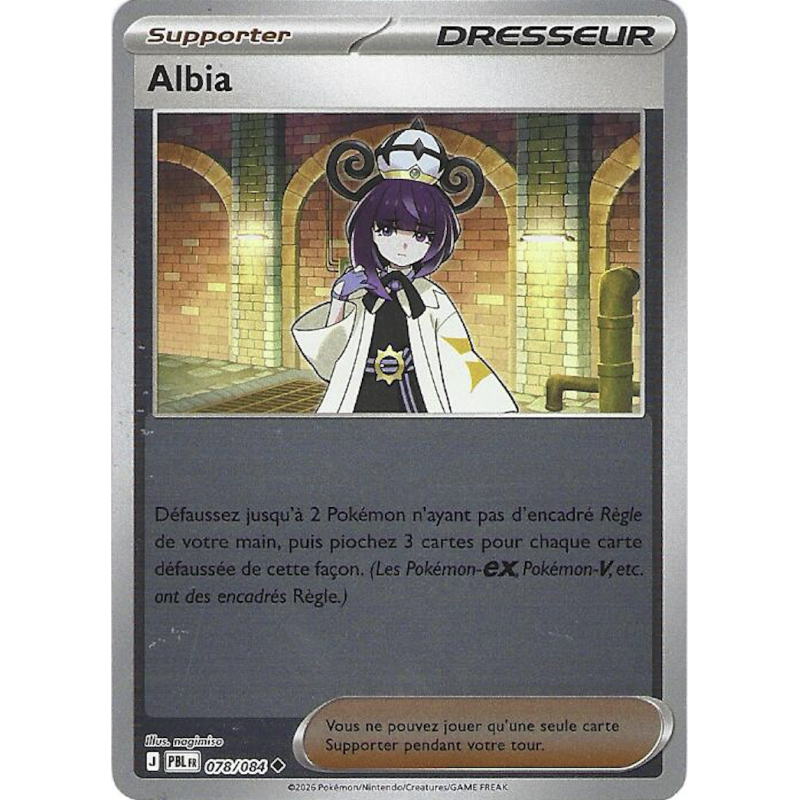 Dresseur Albia 078/084 Reverse PBL Nuit Noire