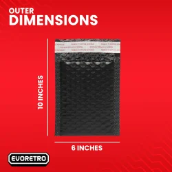 Lot de 10 Enveloppes Bulle Evoretro 17x25cm