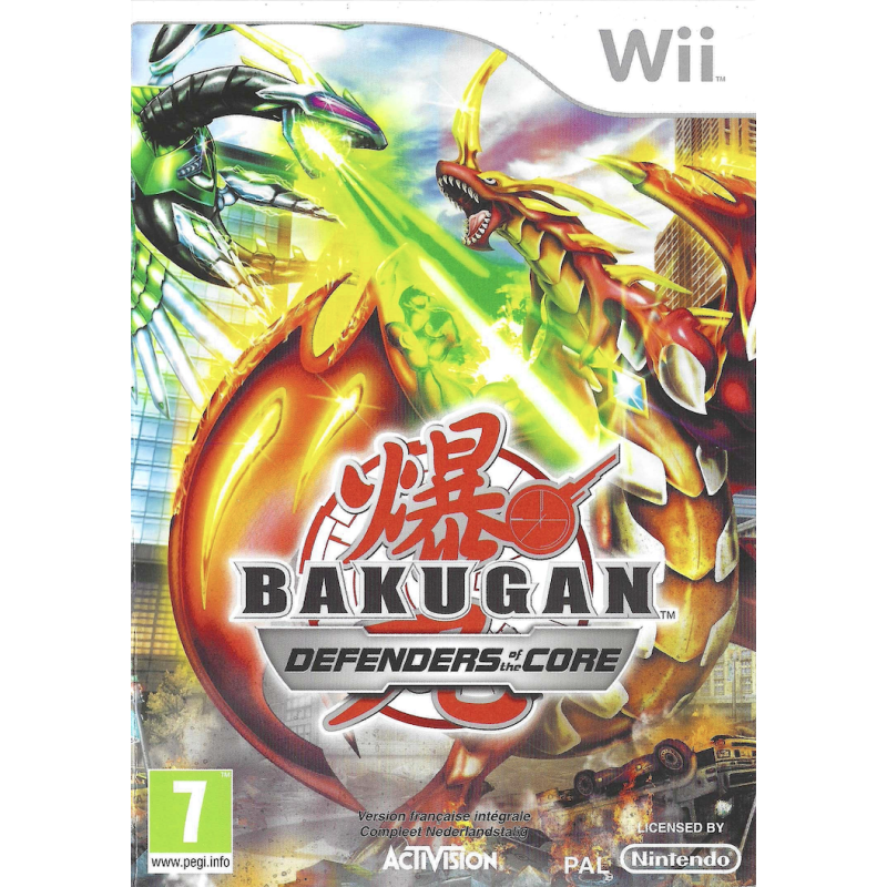 Wii Bakugan Defenders Of The Core Cib