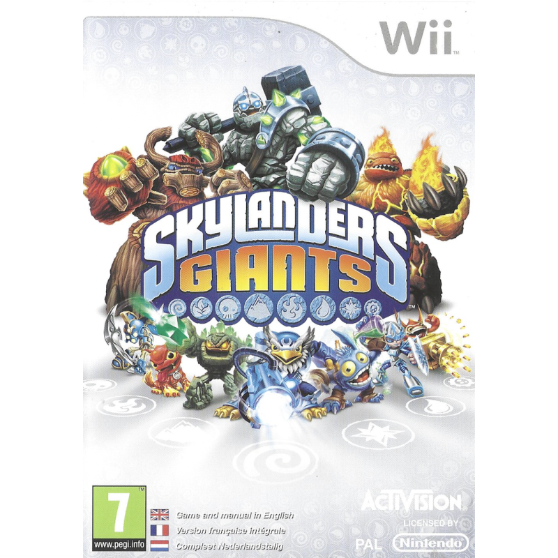 WII Skylanders Giants Sn