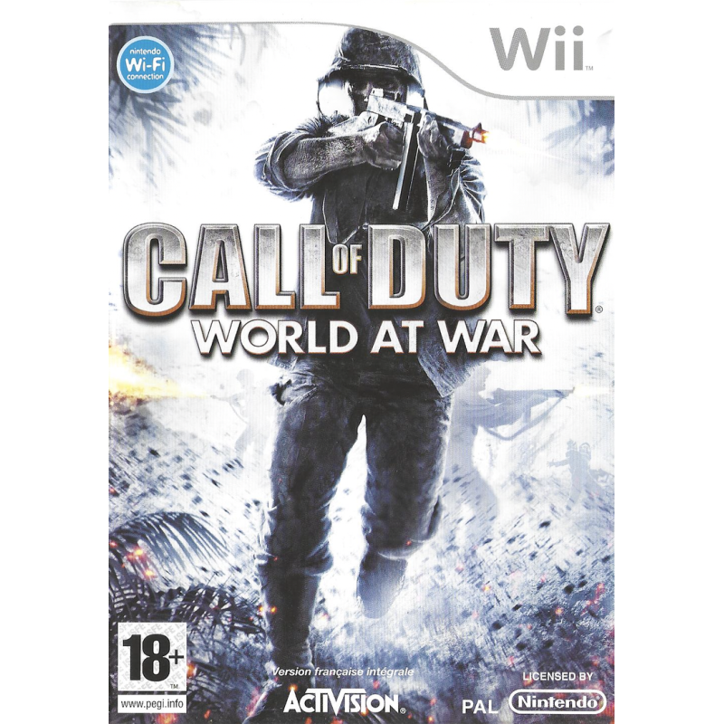 WII Call Of Duty World At War Cib