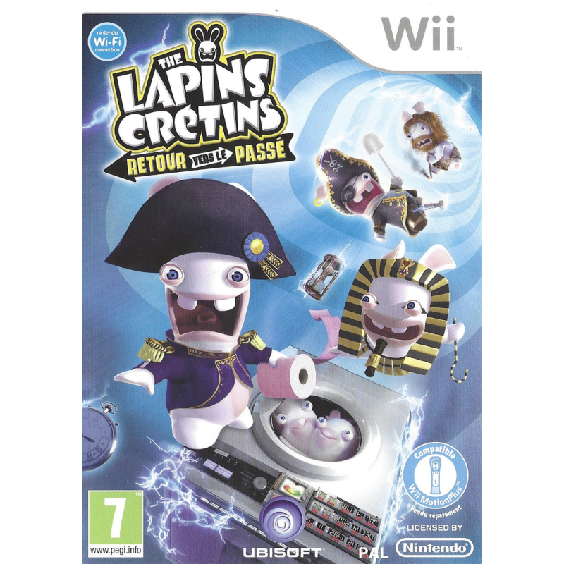 WII The Lapins Crétins Retour Vers Le Passé Cib