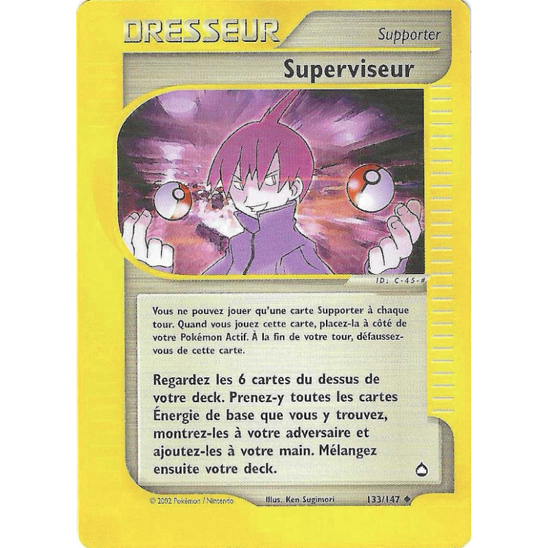 Dresseur Superviseur 133/147