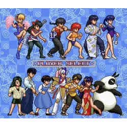 Super Famicom Ranma 1/2 Chougi Ranbu Hen Cib SHVC-5K