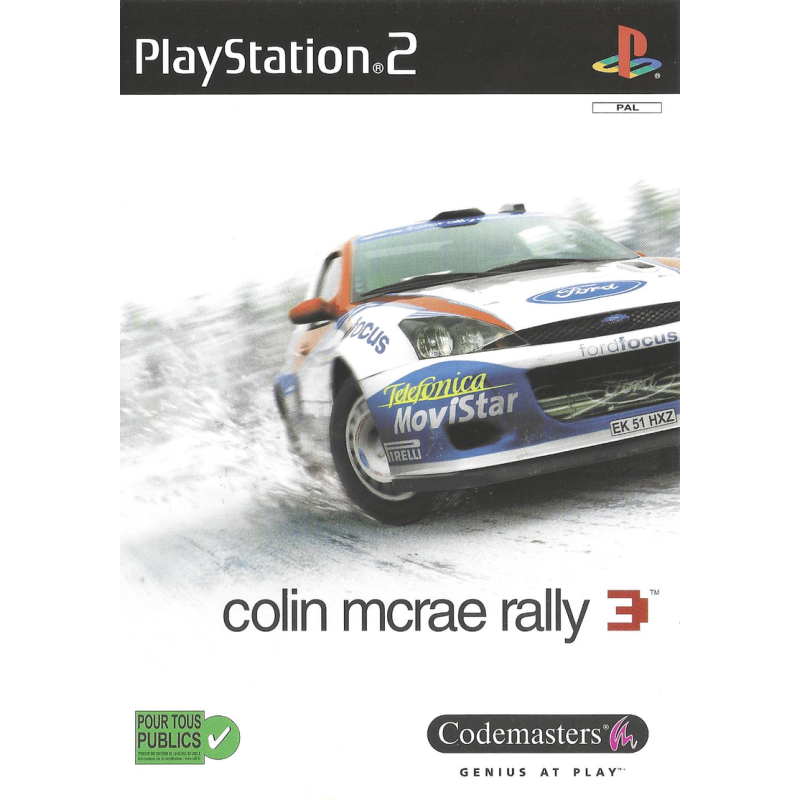 PS2 Colin Mcrae rally 3 Sn