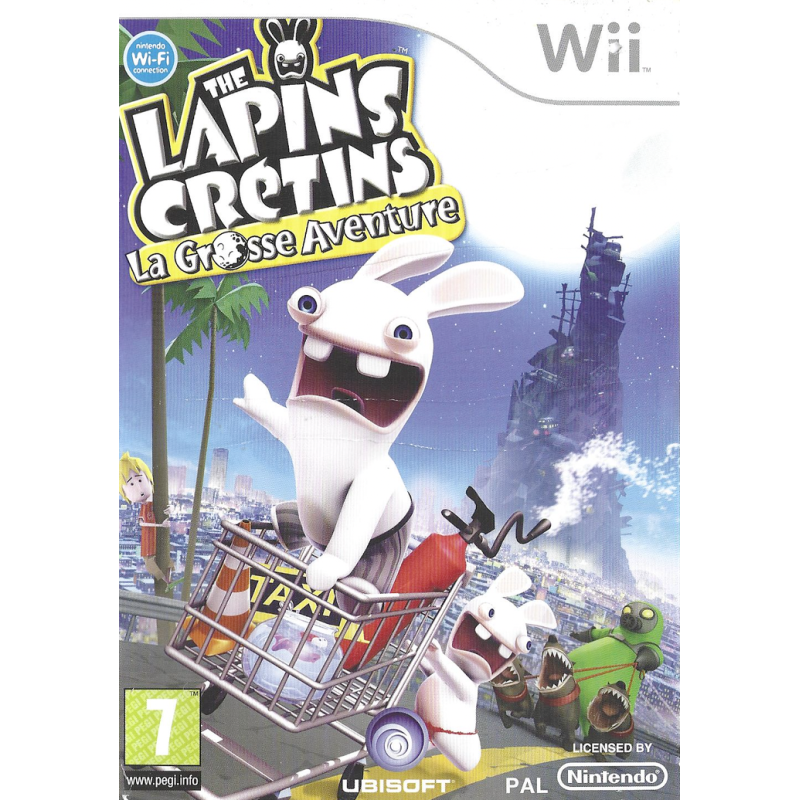 Wii The Lapins Crétins La Grosse Aventure Sn