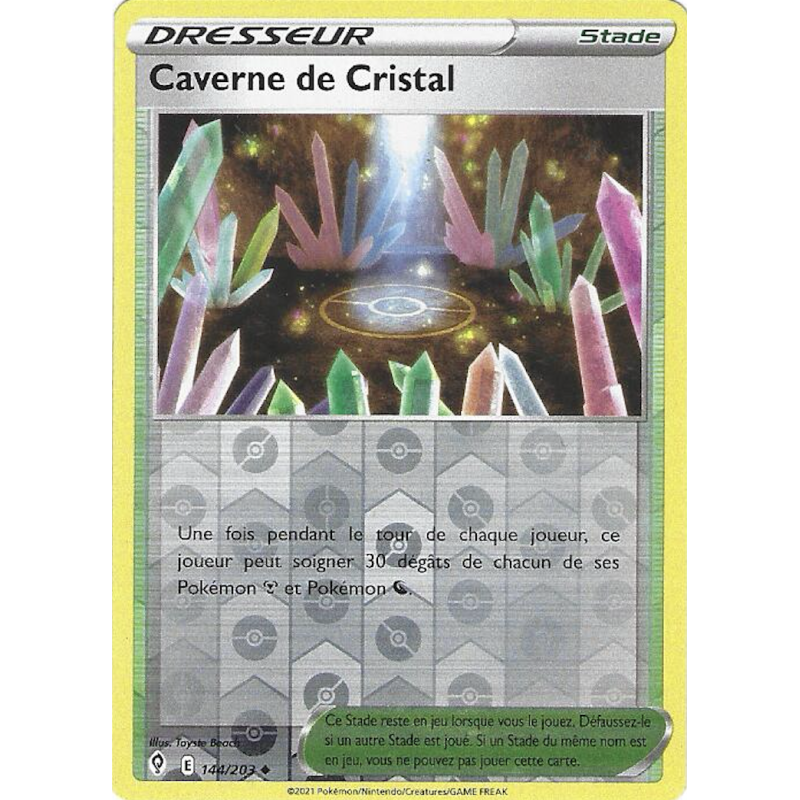 Dresseur Caverne De Cristal 144/203 Reverse