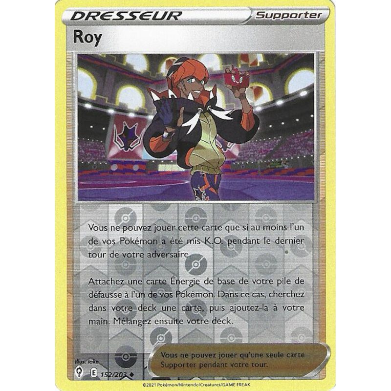 Dresseur Roy 152/203 reverse