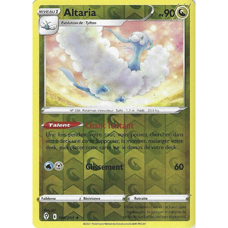 Altaria 106/203 Reverse