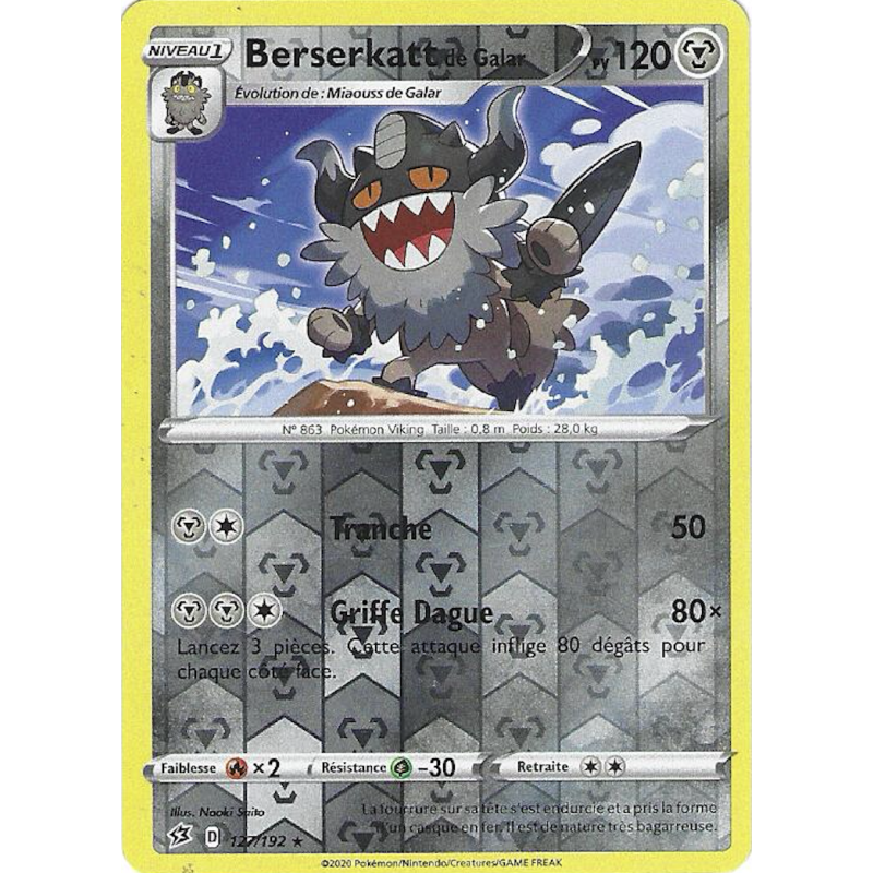 Berserkatt De Galar 127/192 Reverse