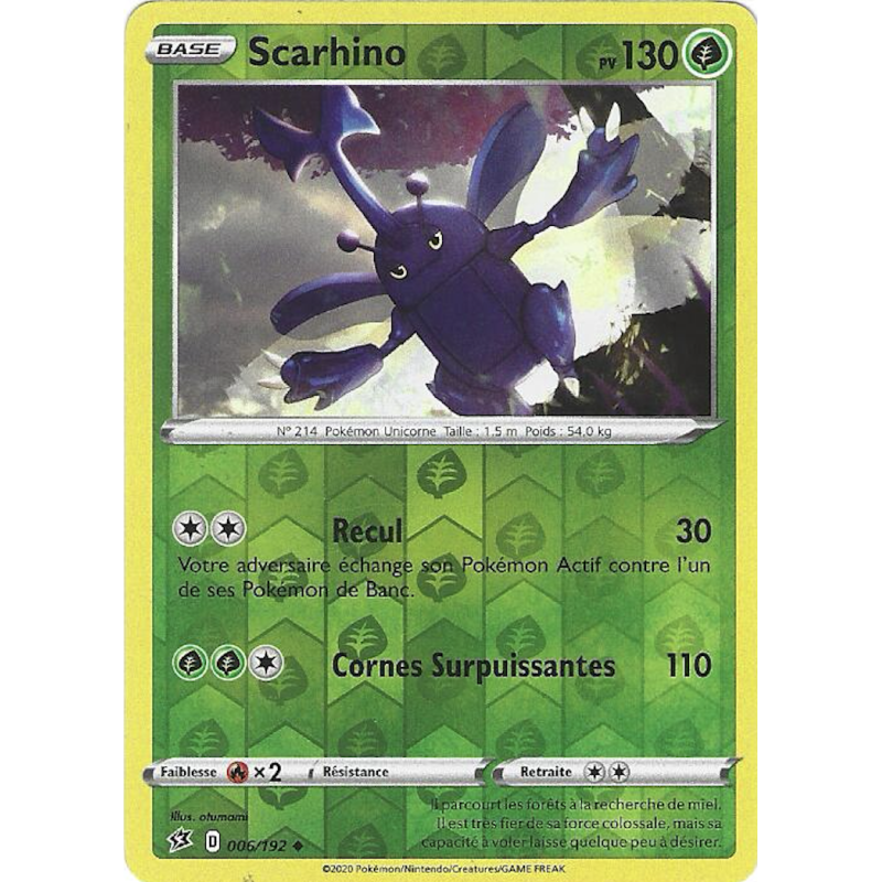 Scarhino 006/192 Reverse