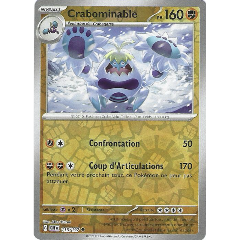 Crabominable 115/197 Reverse