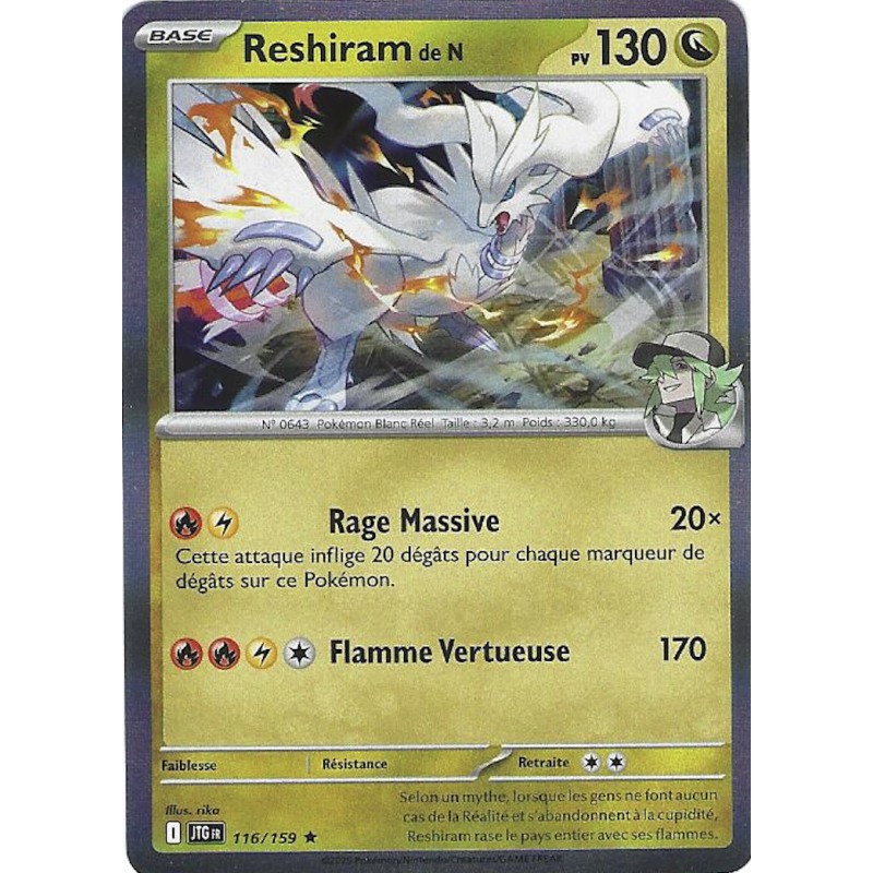 Reshiram De N 154/217 Holo