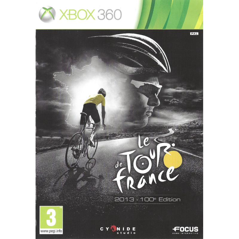 Xbox 360 Le Tour De France 2013 100e Edition Sn