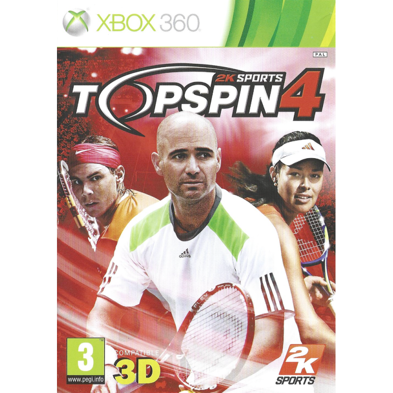 Xbox 360 Top Spin 4 Cib