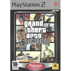 PS2 Grand Theft Auto San Andreas Plat SN