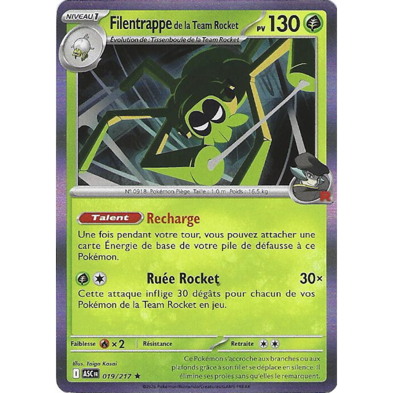 Filentrappe De La Team Rocket 019/217 Holo