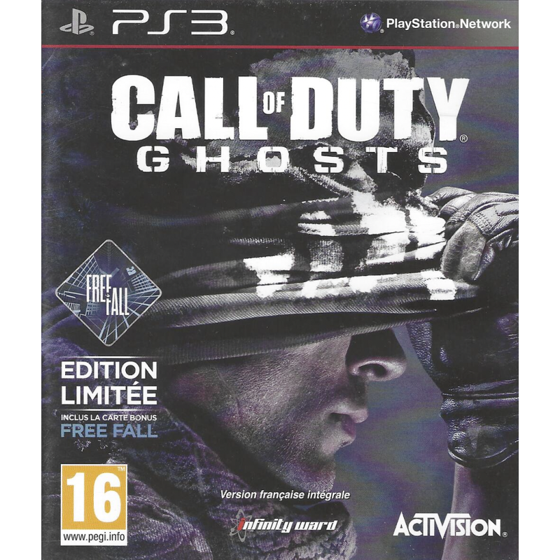 PS3 Call Of Duty Ghosts ed limitée Cib