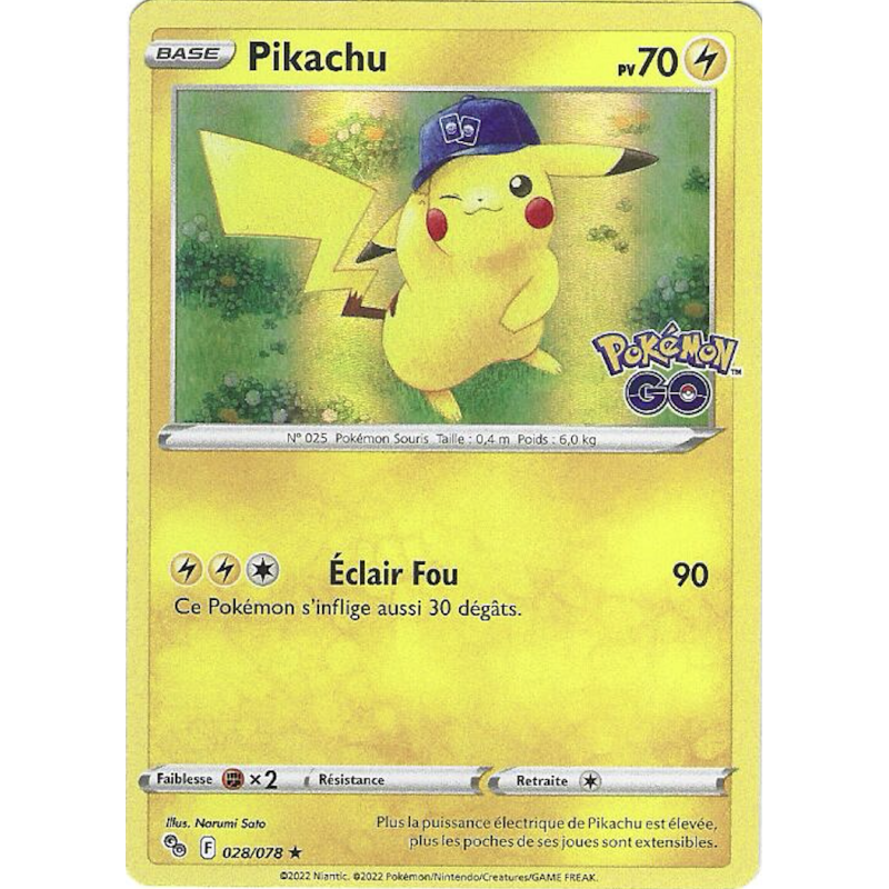 Pikachu 028/078 Holo