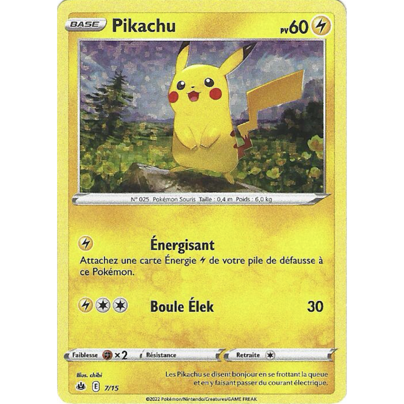 Pikachu 7/15 Holo