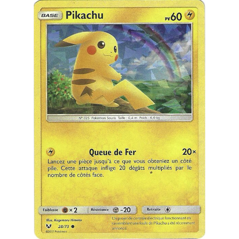 Pikachu 28/73 Holo