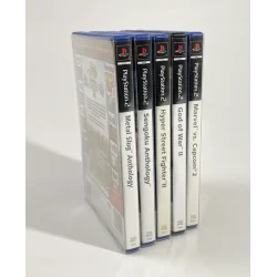 Protection Cristal Box Pour Jeux Wii / Wii U / PS2 / Xbox / Xbox 360 / Gamecube / DVD