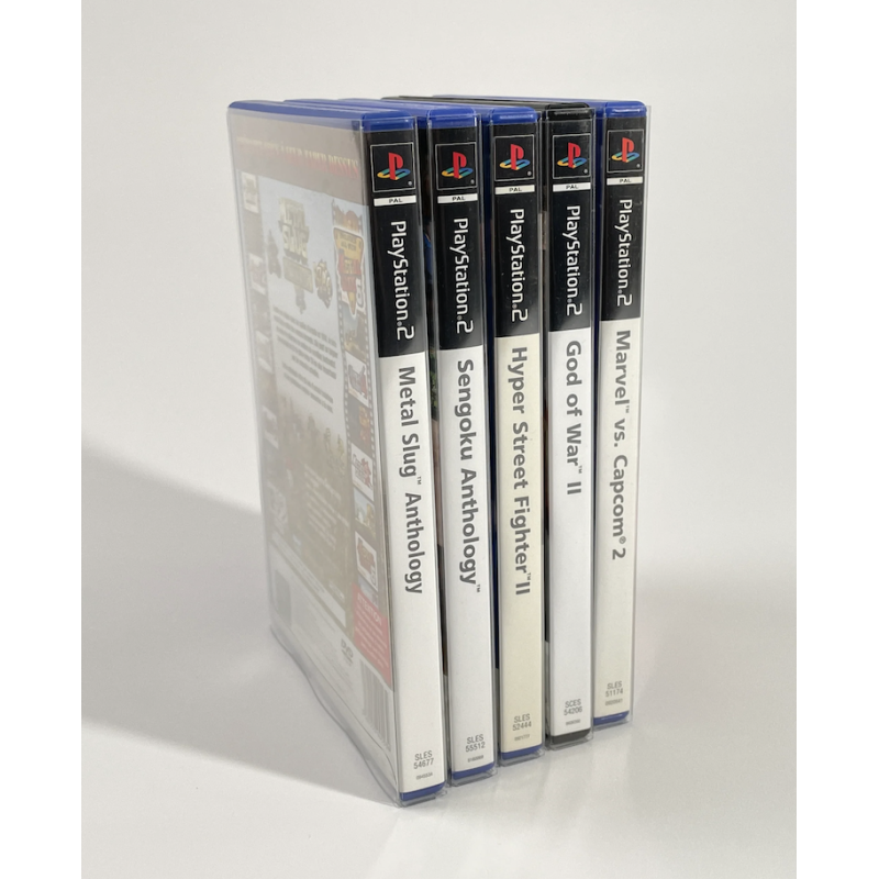 Protection Cristal Box Pour Jeux Wii / Wii U / PS2 / Xbox / Xbox 360 / Gamecube / DVD