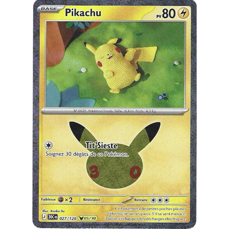 Pikachu 027/128 Cosmo Holo