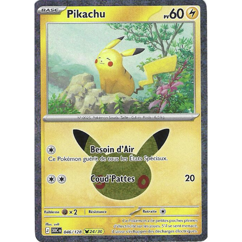 Pikachu 046/128 Cosmo Holo