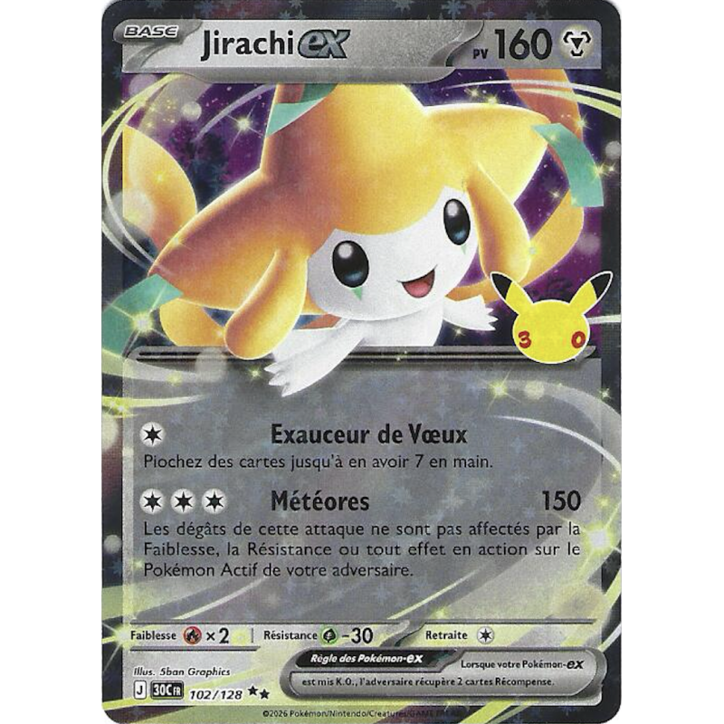 Jirachi Ex 102/128