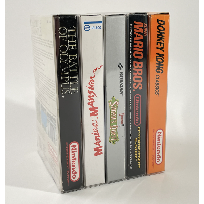 Protection Cristal Box Pour Jeux Nintendo Nes