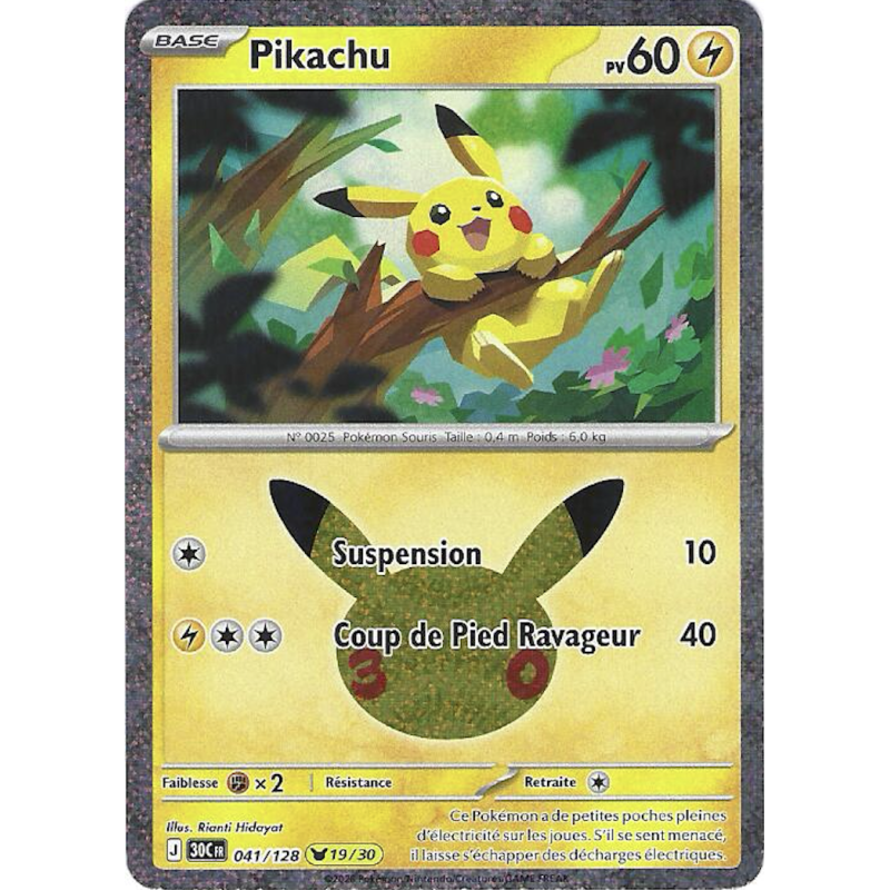 Pikachu 041/128 Cosmo Holo