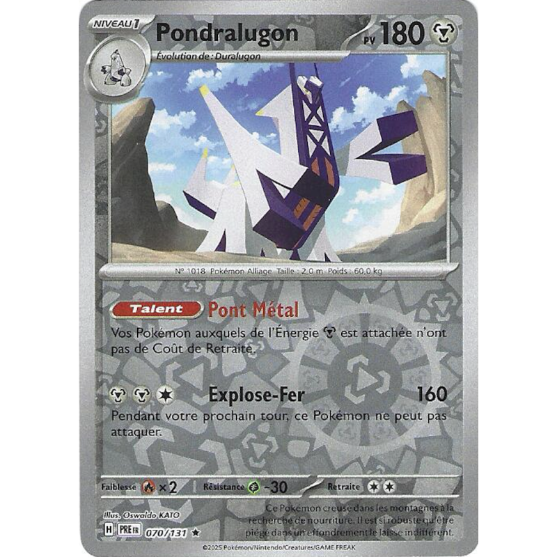 Pondralugon 070/131 Reverse PRE Evolutions Prismatiques