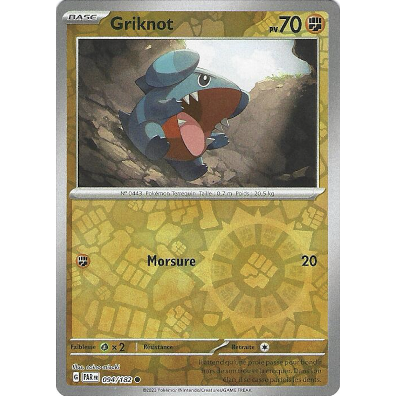 Griknot 094/182 Reverse