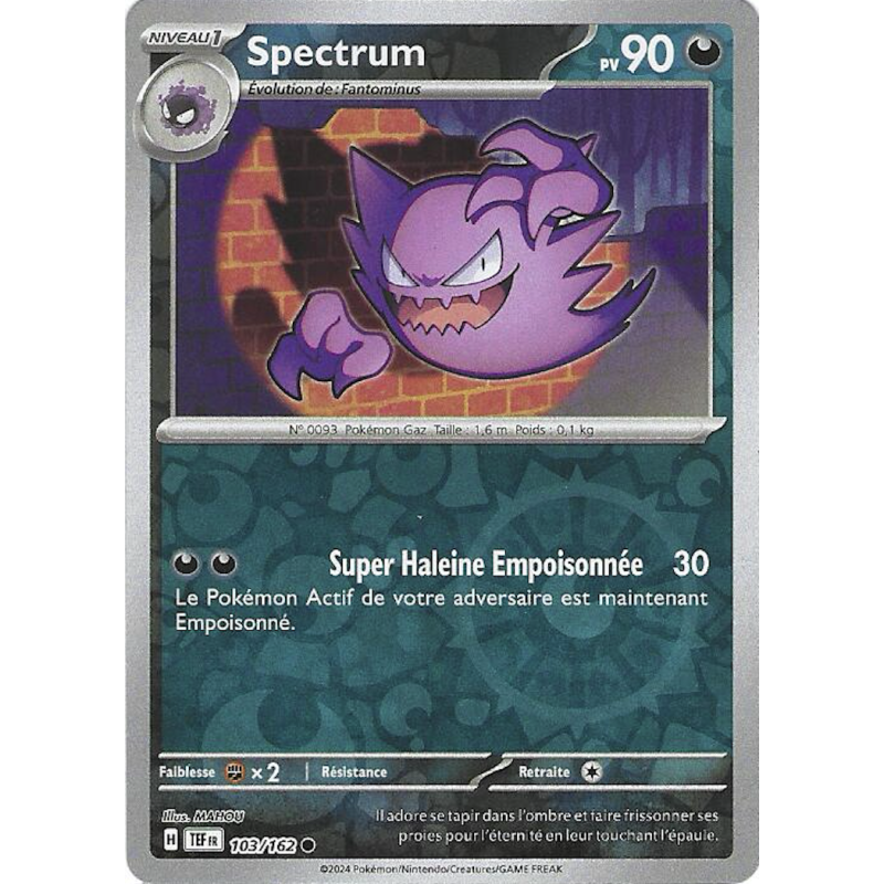 Spectrum 103/162 Reverse TEF Forces Temporelles