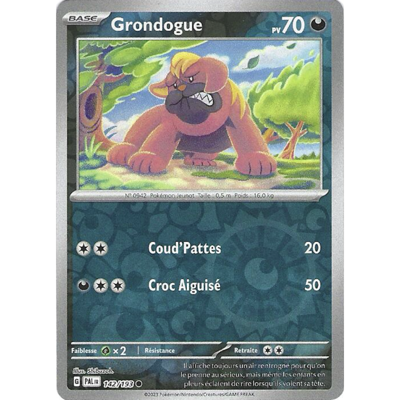 Grondogue 142/193 Reverse