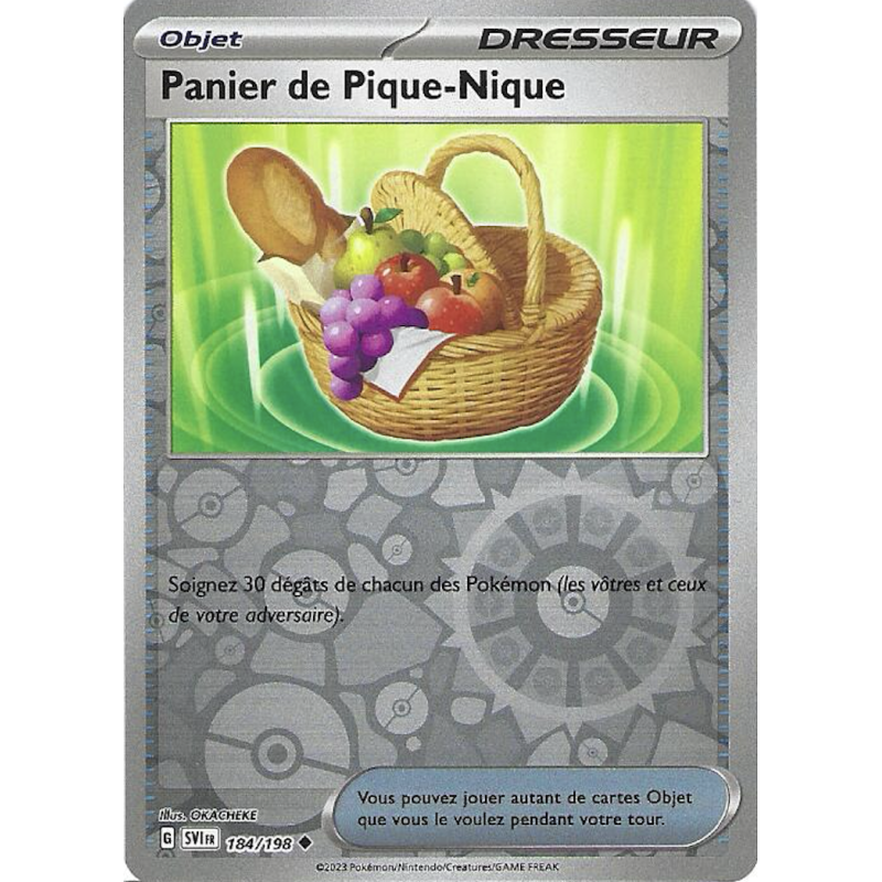 Dresseur Panier De Pique-Nique 184/198 Reverse SV1 Ecarlate Et Violet