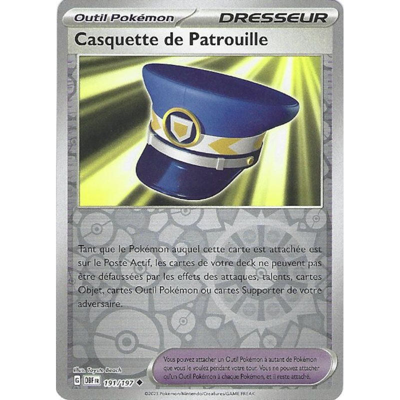 Dresseur Casquette De Patrouille 191/197 Reverse