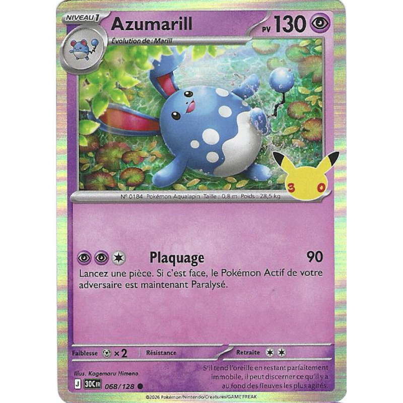 Azumarill 068/128 Holo