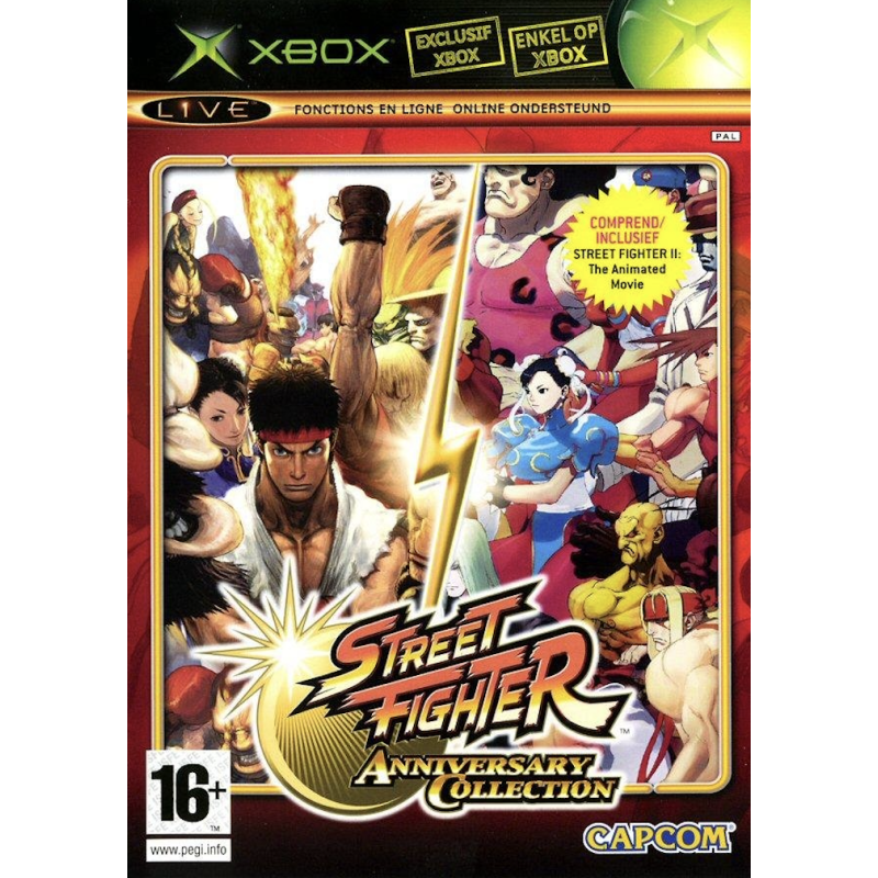 Xbox 1ere Street Fighter Anniversary Collection Cib