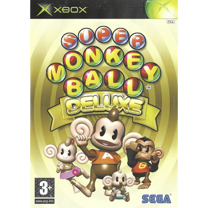Xbox 1ere Super Monkey Ball Deluxe Cib