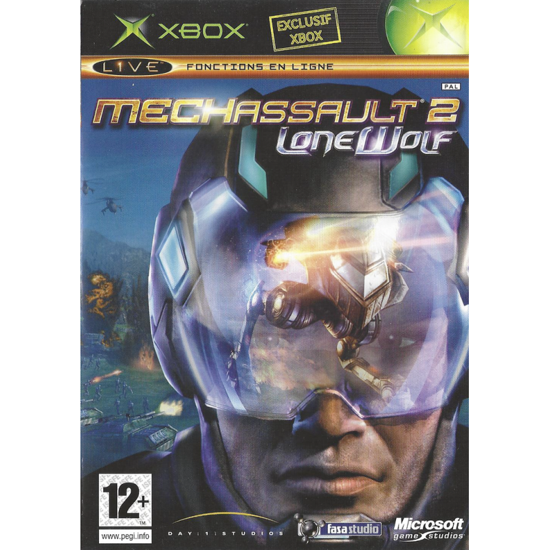 Xbox 1ere Mechassault 2 Lone wolf Sn