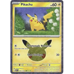 Pikachu 045/128 Cosmo Holo 30C 30ans
