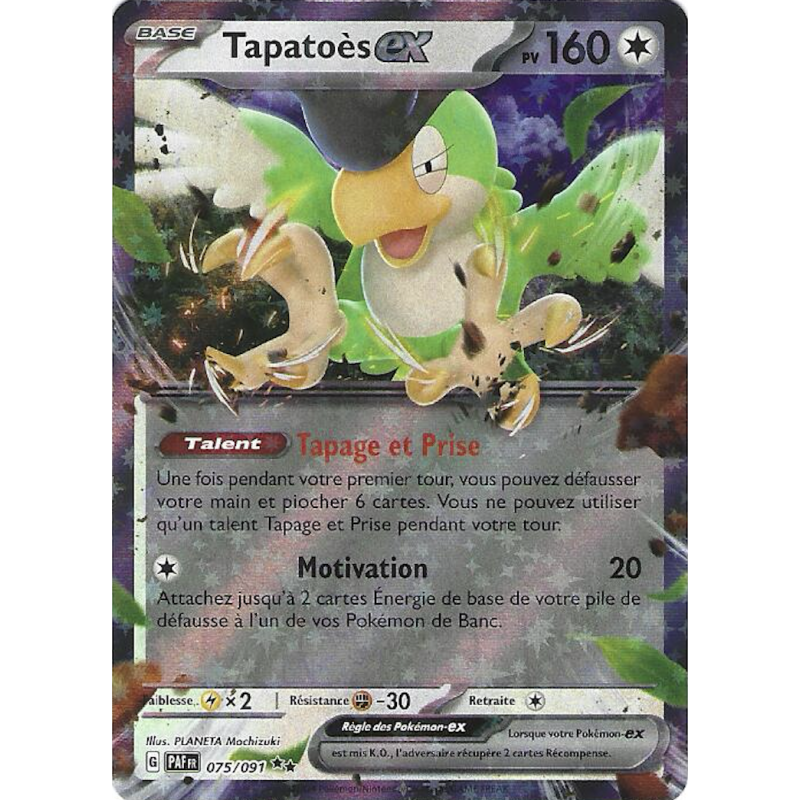 Tapatoès Ex 169/193 PAL Evolutions à Paldéa