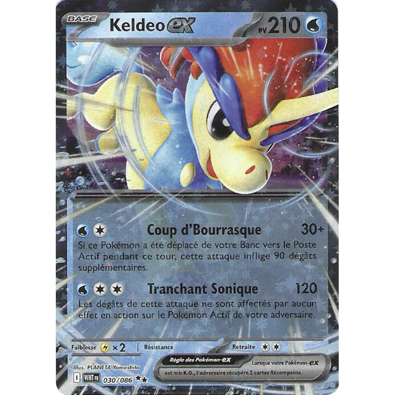 Keldeo Ex 030/086 WHT Flamme Blanche