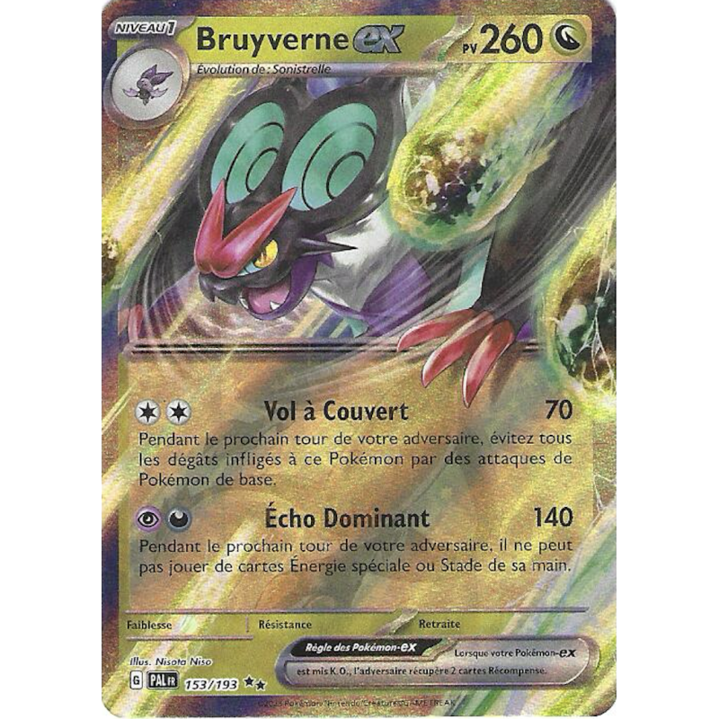 Bruyverne Ex 153/193 PAL Evolutions à Paldéa