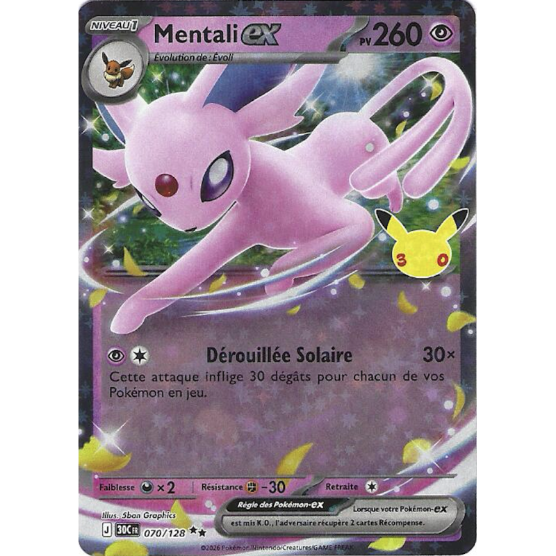 Mentali Ex 070/128 30C 30ans