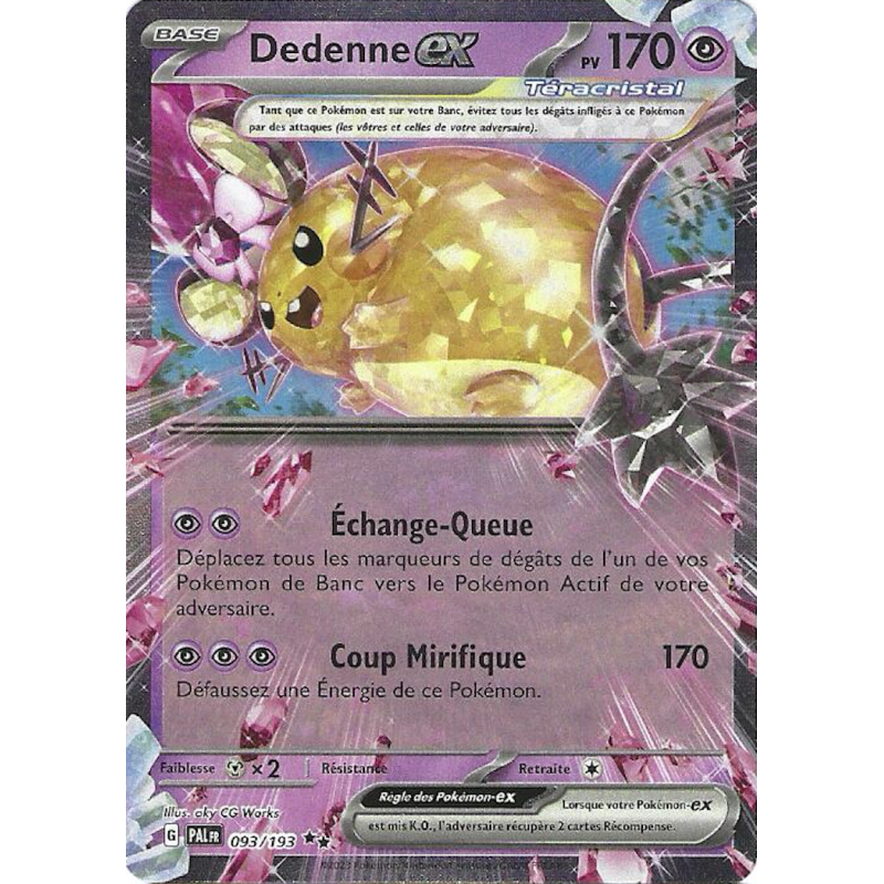 Dedenne Ex 093/193 PAL Evolution à Paldéa